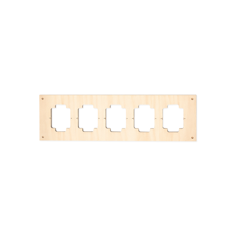 CLICK : The Modular System Plastic Cut-out Plywood
