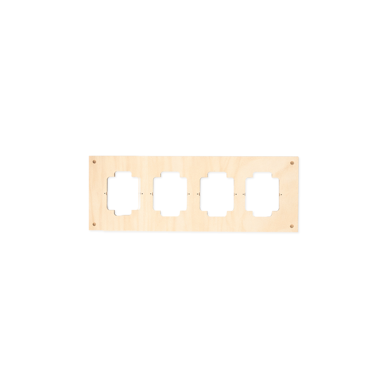CLICK : The Modular System Plastic Cut-out Plywood